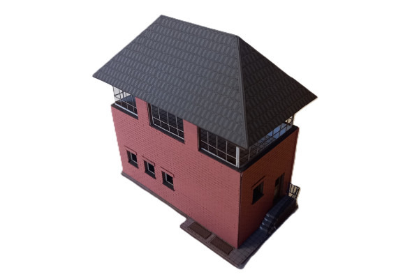 Stavebnice, hrázděné stavědlo Ausenhafen, TT, BuBiModel tt60239