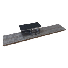Prodloužení nástupiště, stavebnice, H0, BuBiModel h060227