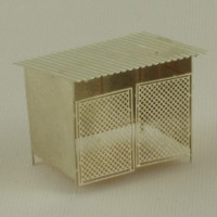 Plechový přístřešek na nářadí, N, Pojezdy 16B020