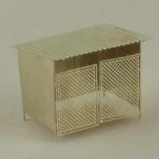 Plechový přístřešek na nářadí, N, Pojezdy 16B020