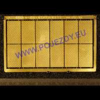 Krablovaný plech, 24 x 14 mm, slzičky, 12 kusů, H0, Pojezdy 87C003