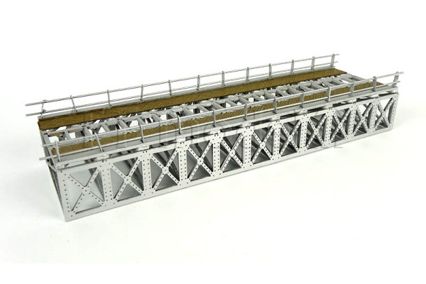 Most příhradový, šedý, hotový model, TT, BubiModel tt60052Š