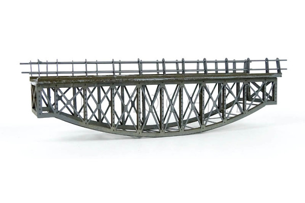 Most příhradový III, šedý, hotový model, TT, BubiModel tt60119Š