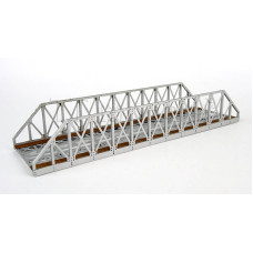 Most příhradový IV, stříbrný, hotový model, TT, BubiModel tt60120ST