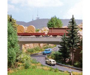 Betonový železniční nadjezd, TT, Busch 8843