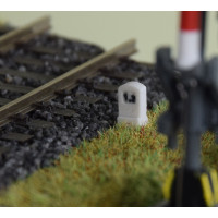 Staniční hektometrovník, 10 kusů, H0, AV Model DO-013-3 Staniční hektometrovník, 10 kusů, H0, AV Model DO-013-3