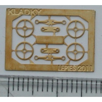 Kladky (např. pro táhlo vodoznaku vodárny), H0, Lepieš H0073