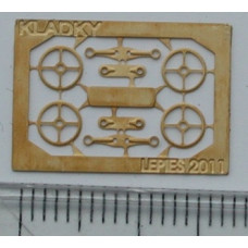 Kladky (např. pro táhlo vodoznaku vodárny), H0, Lepieš H0073