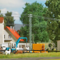 Příhradový stožár pro nadzemní vedení, H0, Busch 1752 Příhradový stožár pro nadzemní vedení, H0, Busch 1752