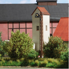 Lampa na rezavém příhradovém sloupu, sodíková výbojka, , TT, Busch 8742