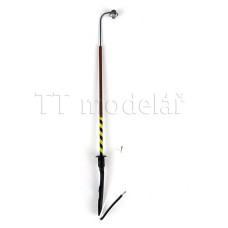 Nádražní lampa hnědá se šrafováním, TT, Deltax 9900001H Nádražní lampa hnědá se šrafováním, TT, Deltax 9900001H