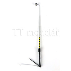 Nádražní lampa stříbrná se šrafováním, TT, Deltax 9900001S Nádražní lampa stříbrná se šrafováním, TT, Deltax 9900001S