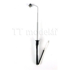 Pouliční lampa jednoramenná stříbrná, TT, Deltax 9900004S Pouliční lampa jednoramenná stříbrná, TT, Deltax 9900004S