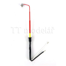 Pouliční lampa jednoramenná červená, TT, Deltax 9900004Č Pouliční lampa jednoramenná červená, TT, Deltax 9900004Č