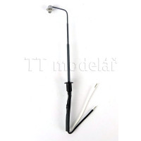 Pouliční lampa jednoramenná šedá, TT, Deltax 9900004Š Pouliční lampa jednoramenná šedá, TT, Deltax 9900004Š