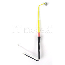 Pouliční lampa jednoramenná žlutá, TT, Deltax 9900004Ž Pouliční lampa jednoramenná žlutá, TT, Deltax 9900004Ž