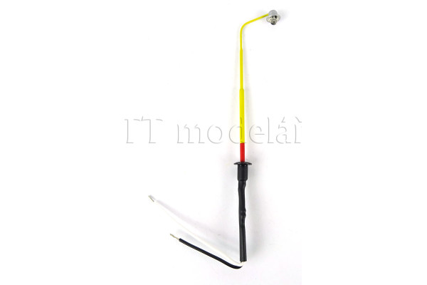 Pouliční lampa jednoramenná žlutá, TT, Deltax 9900004Ž