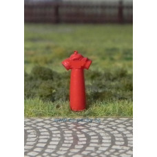 Hydrant nadzemní, červený, 3 kusy, TT, ES Pečky 19336