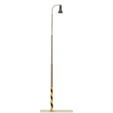 Nádražní lampa - ocelový stožár, bílé světlo, TT, JM Detail 311201