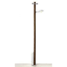 Pouliční lampa, typ H, dřevěný sloup, bílé světlo, TT, JM Detail 312209 Pouliční lampa, typ H, dřevěný sloup, bílé světlo, TT, JM Detail 312209