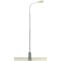 Pouliční lampa šedá, typ F, bílé světlo, TT, JM Detail 312207