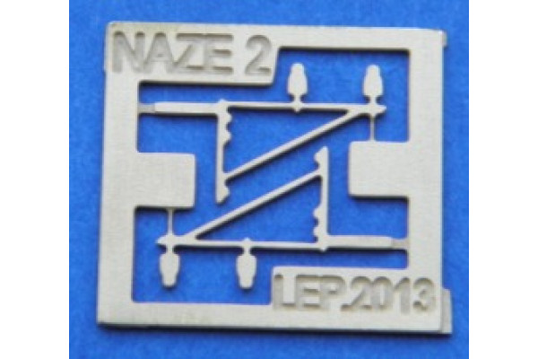 Nástěnná konzola se 2 izolátory, H0, Lepieš H0077