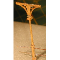 Litinové sloupy nástupiště, 2 kusy, H0, Lepieš H0069