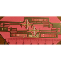 Litinové sloupy na kryté nástupiště, 2 kusy, TT, Lepieš 11