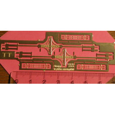 Litinové sloupy na kryté nástupiště, 2 kusy, TT, Lepieš 11