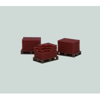 Paleta ložená cihlami, H0, AV Model DO-003-3 Paleta ložená cihlami, H0, AV Model DO-003-3