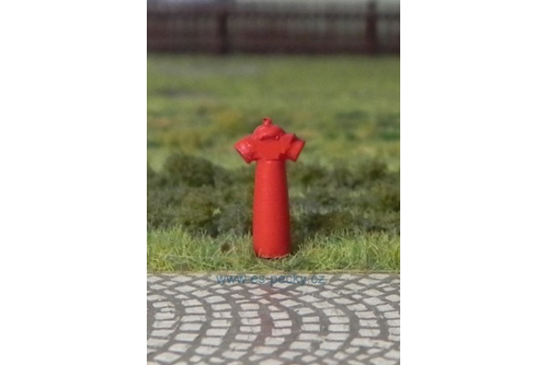 Nadzemní hydrant, 3 kusy, H0, ES Pečky 23392