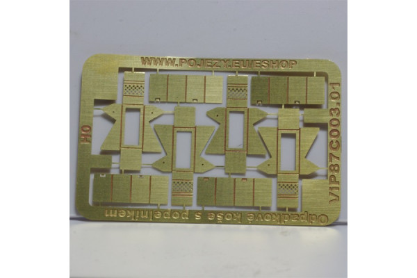 Odpadkový koš s popelníkem, 4 kusy, H0, Pojezdy 87C033