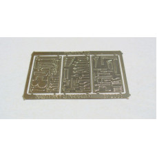 Nástěnka s nářadím z leptu, H0, Pojezdy 87C068