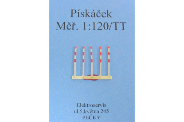 Pískáček, 5 kusů, TT, ES Pečky 19286