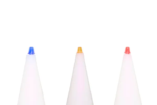 Rotační majáky, novější verze, 6 kusů, různé barvy, TT, Haedl 910053
