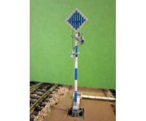 Stavebnice, mechanické návěstidlo seřaďovací, H0, DK model H00963