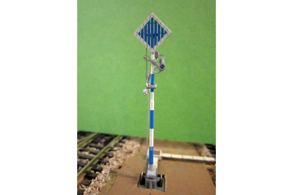 Stavebnice, mechanické návěstidlo seřaďovací, H0, DK model H00963