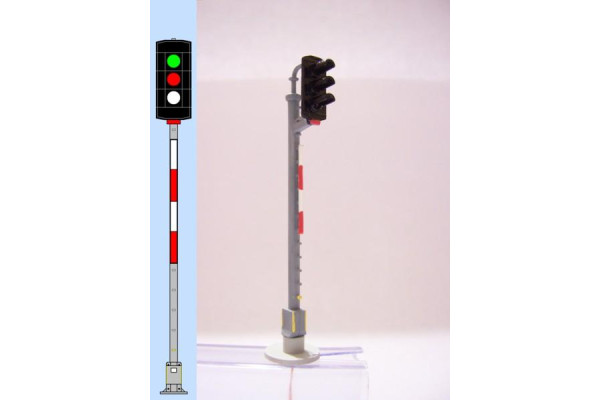 Vjezdové návěstidlo, typ „C“, B+Č+Z, TT, Němeček TT340C