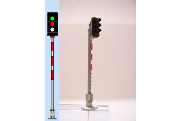 Odjezdové návěstidlo, typ „C“, B+Č+Z, TT, Němeček TT350C