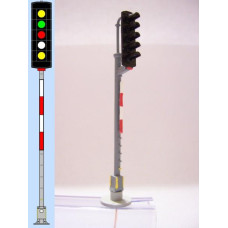 Vjezdové návěstidlo, typ „C“, Ž+Z+Č+B+Ž, TT, Němeček TT580C