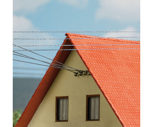 Střešní izolátory a konzole elektrického vedení, H0, Busch 7747