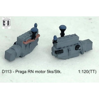Benzínový motor pro Praga RN, 5 ks, TT, Štěpnička D113