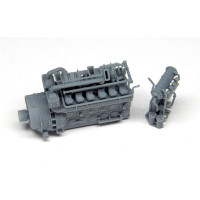 Maketa drážního motoru K 12V 230 DR, TT, TT Jeník TTR14