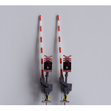 Dřevěné závory AŽD 71 pro vícekolejný přejezd, TT, AV Model PR-010.2-2
