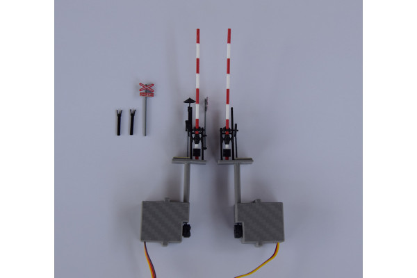 Mechanické závory pro jednokolejný přejezd, TT, AV Model PR-009-2 Mechanické závory pro jednokolejný přejezd, TT, AV Model PR-009-2