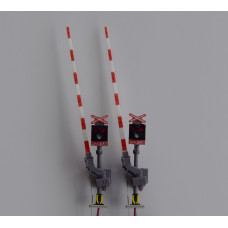 Dřevěné závory AŽD 71 pro jednokolejný přejezd, TT, AV Model PR-010.1-2