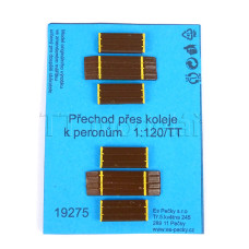 Přechody k peronům, 2 kusy, TT, ES Pečky 19275