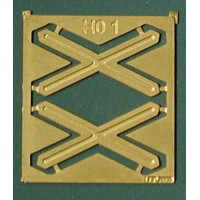 Leptané přejezdové kříže pro jednokolejný přejezd, H0, Lepieš H0041