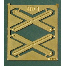 Leptané přejezdové kříže pro jednokolejný přejezd, H0, Lepieš H0041