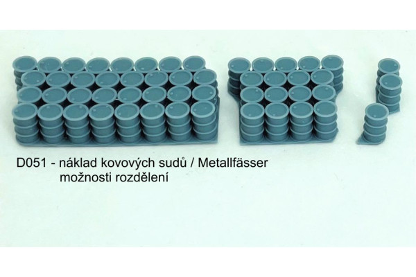 Náklad kovových sudů, TT, Štěpnička D051